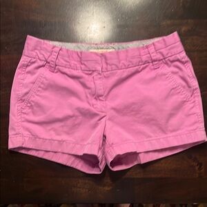J. Crew Pink Chino Shorts Sz 4
